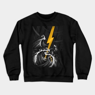 Electric Guitar Storm Crewneck Sweatshirt